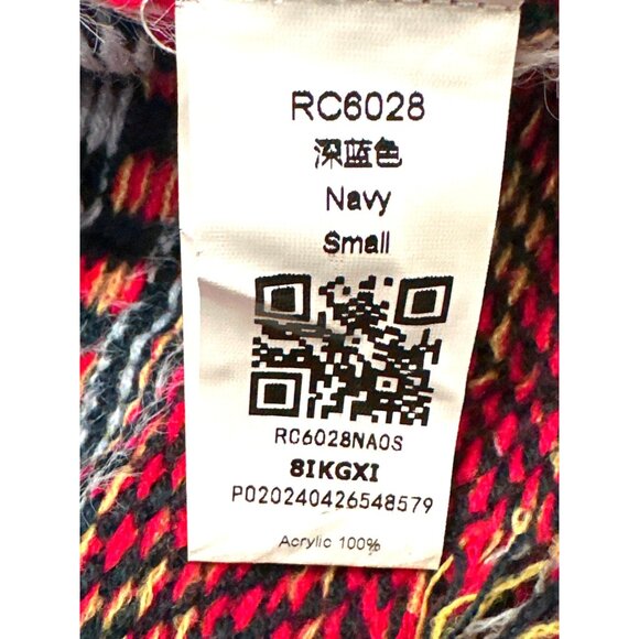 CCC Bohemian Aztec Tribal Print Knit Cardigan Fringe Multicolor Pattern Sweater - Picture 11 of 12